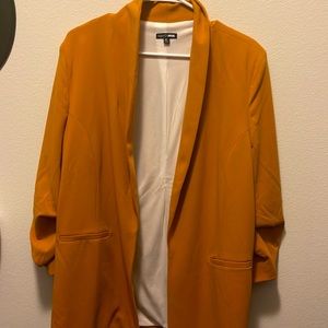 Mustard yellow blazer